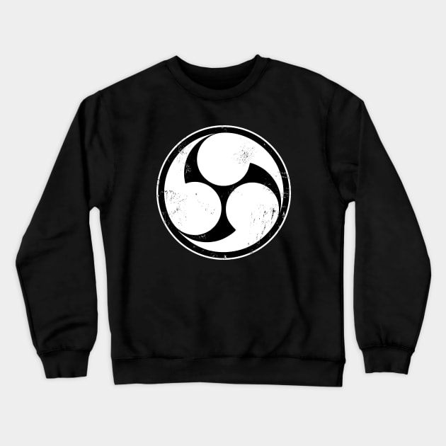 Tomoe - Mitsudomoe Symbol Crewneck Sweatshirt by marieltoigo